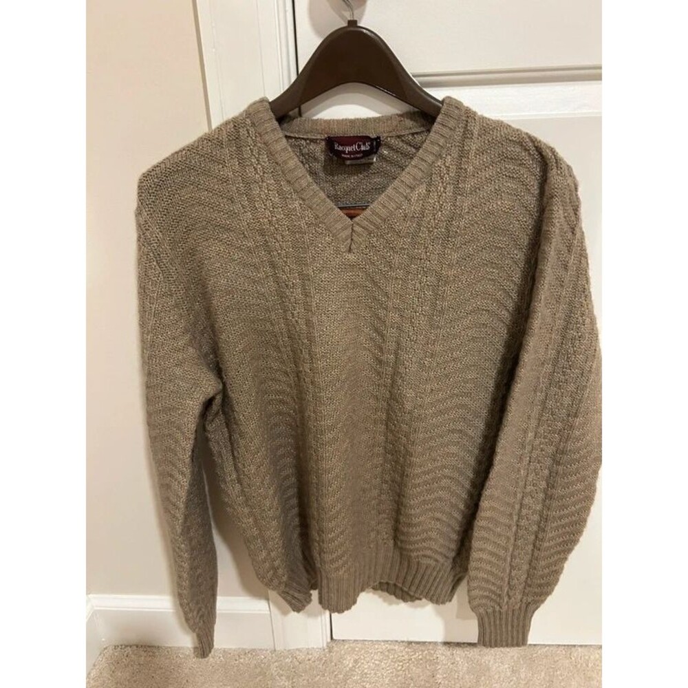 Racquet club knit sweater